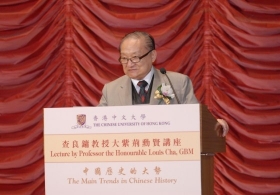 Professor the Honourable Louis Cha Jing-yong, GMB on 'The Main Trends in Chinese History'