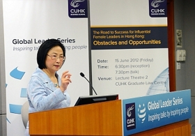 Mrs. Margaret Leung on 'The Road to Success for Influential Female Leaders in Hong Kong: Obstacles and Opportunities'