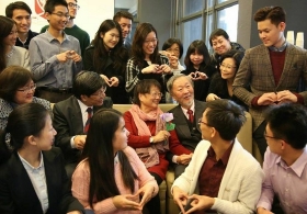 Valentine's Day at CWC - Tea Party with Prof. Charles Kao and Mrs. Gwen Kao